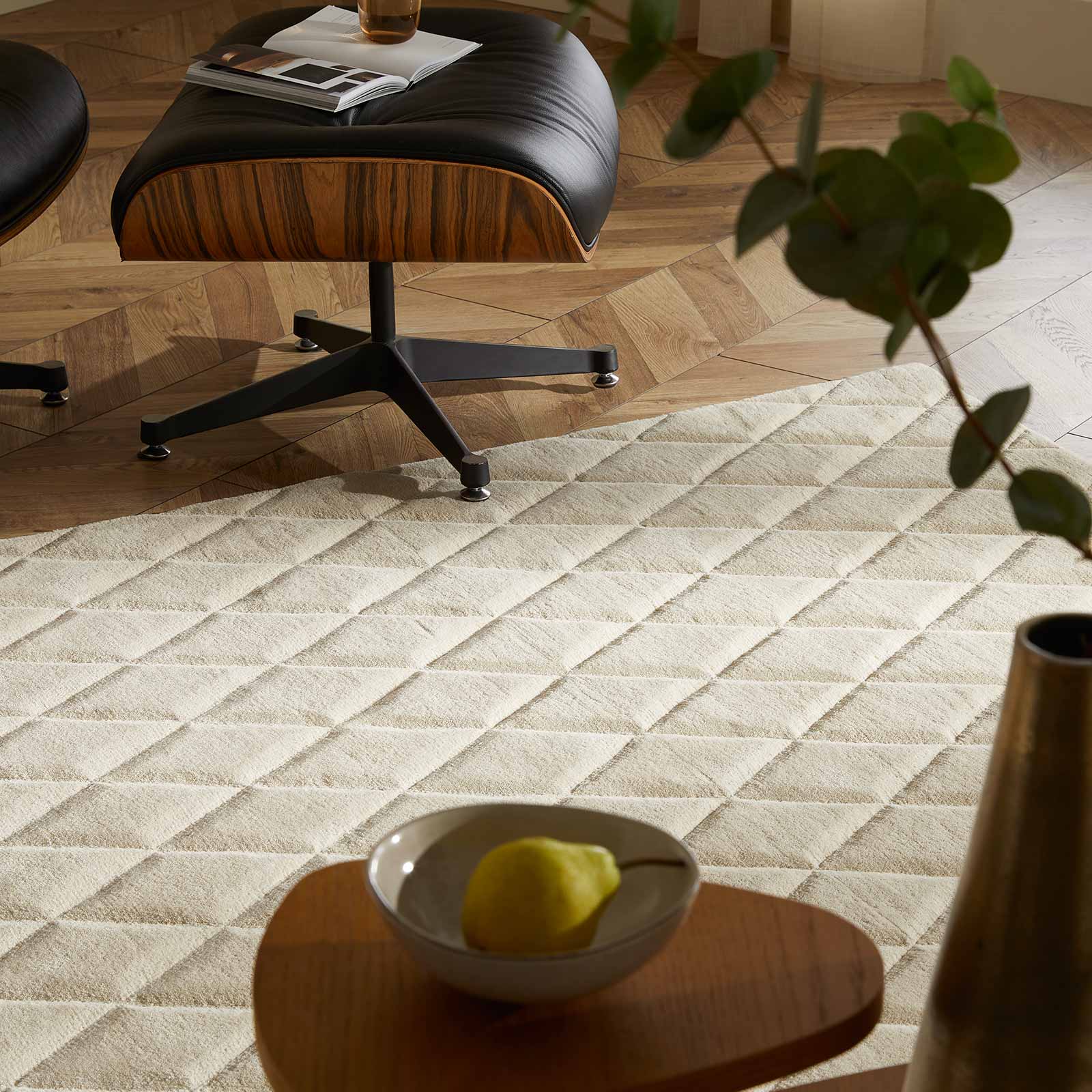 Concept Looms rug Priory PR 103 DIAMONDS BEIGE interior 1