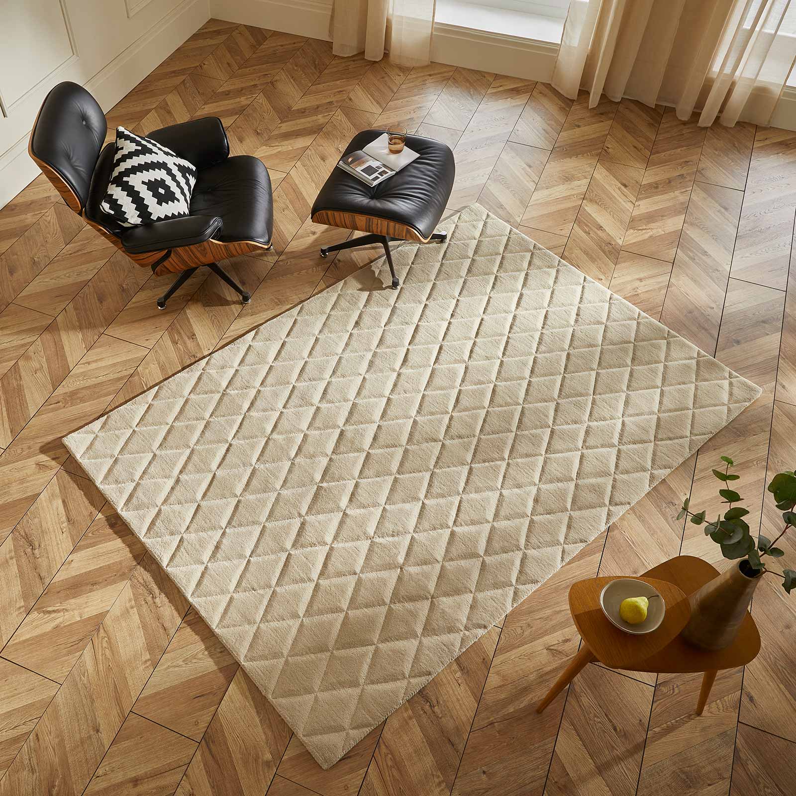 Concept Looms rug Priory PR 103 DIAMONDS BEIGE