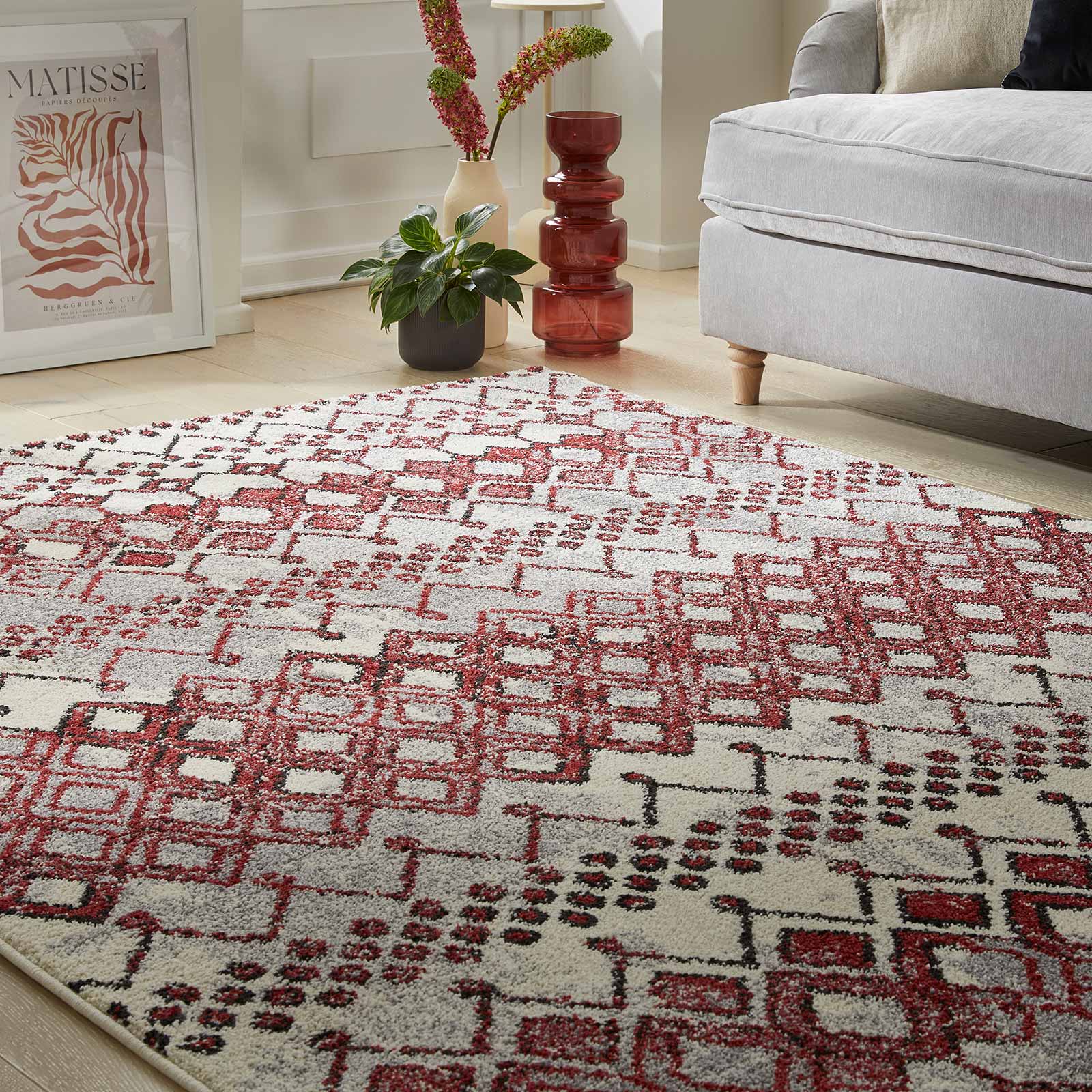 Concept Looms rug Somerset SOM104 WHITE TERRACOTA interior 3