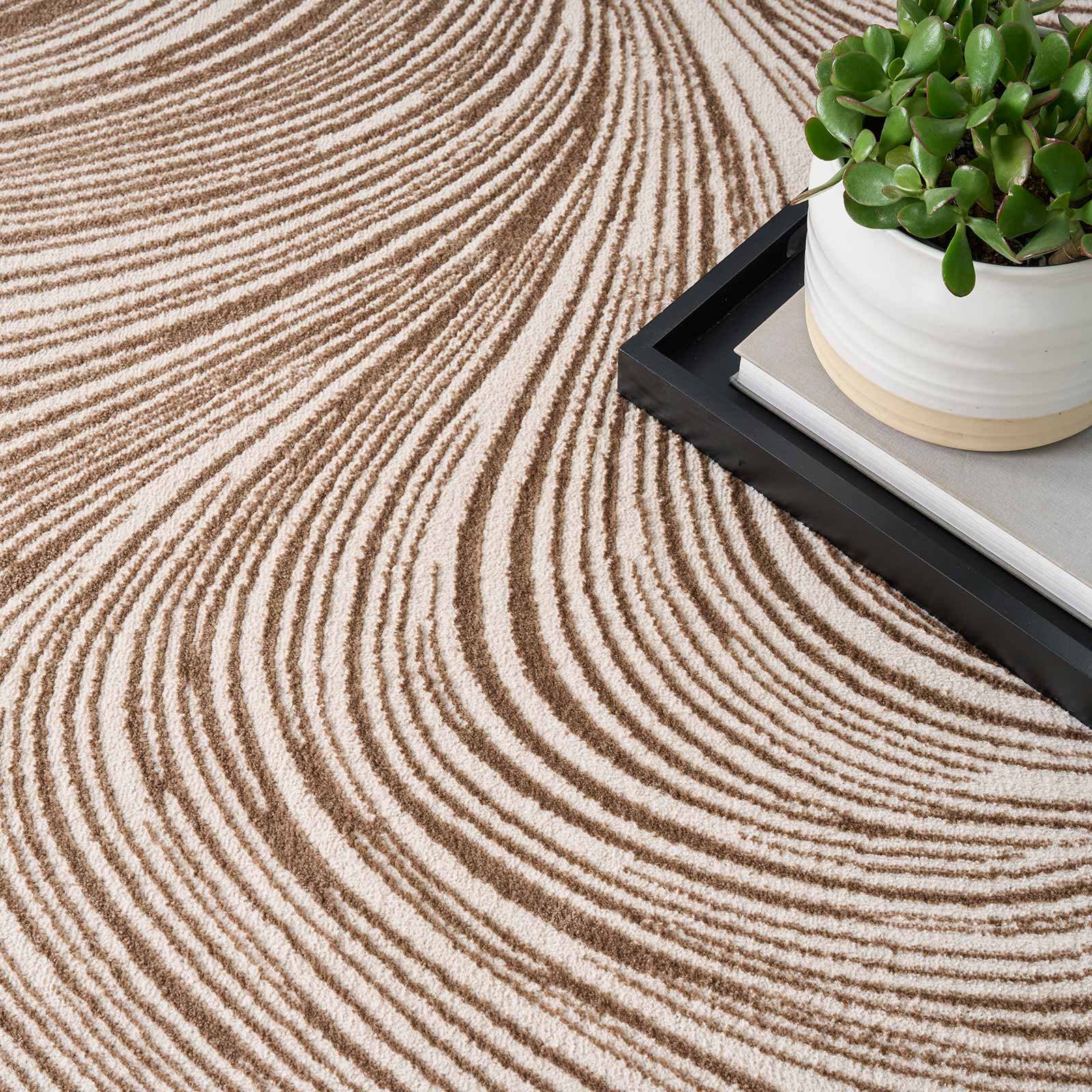 DKNY rug Central Park West DK001 CEP02 BGEBN BEIGE BROWN 5x7 0841491122341 interior 2