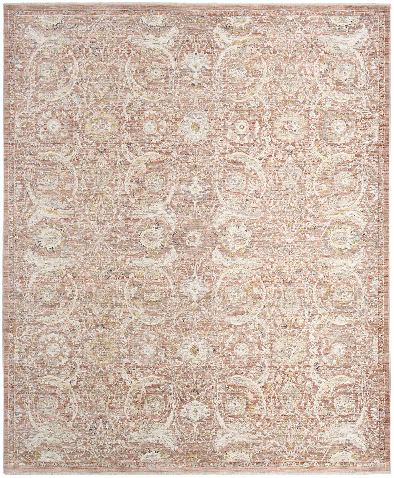 Nourison rug Antique Fusion ANF03 BRICK 5x8 841491157794