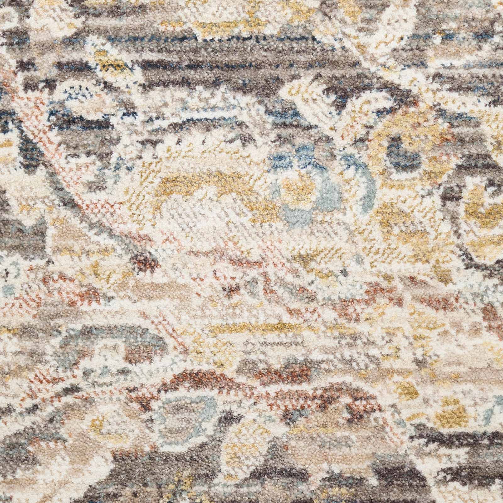 Nourison rug Antique Fusion ANF03 CHAMT CHARCOAL MULTICOLOR 5x8 841491157831 swatch