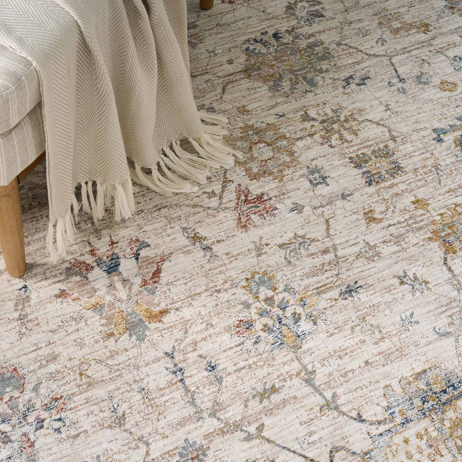 Nourison rug Antique Fusion ANF04 IVMTC IVORY MULTICOLOR 5x8 841491157916 interior 2