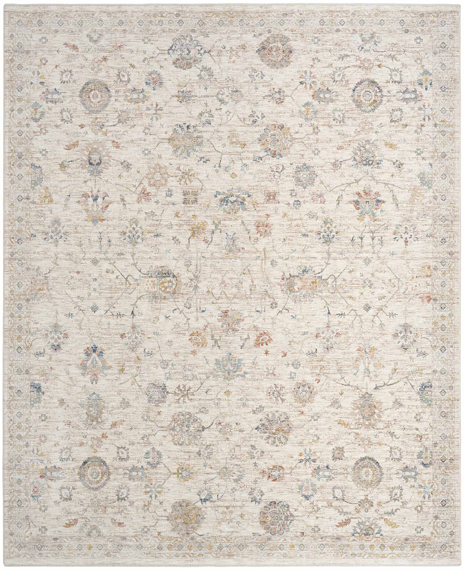 Nourison rug Antique Fusion ANF04 IVMTC IVORY MULTICOLOR 5x8 841491157916