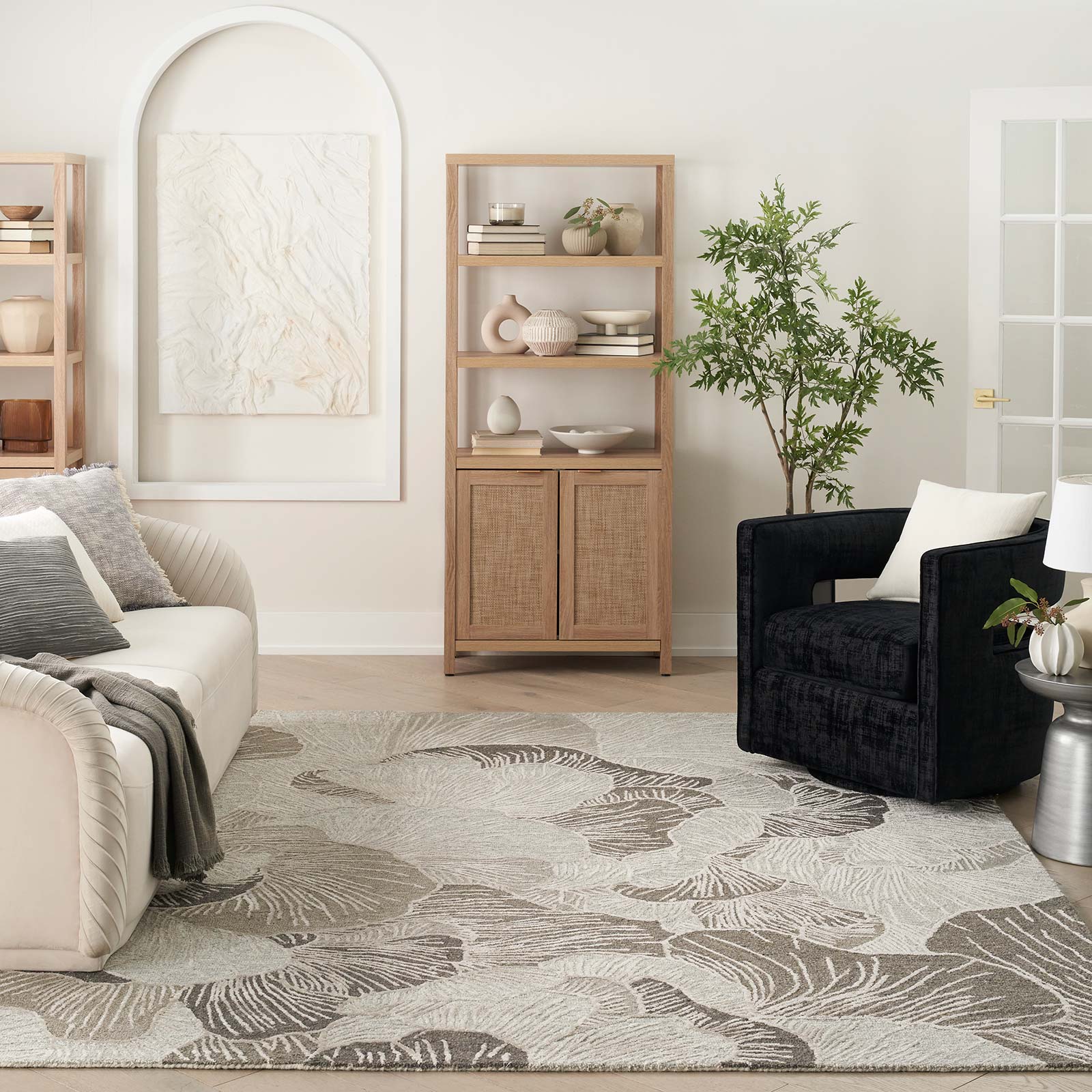 Nourison rug Avra AVR01 GREY 9x12 099446970428 interior 3
