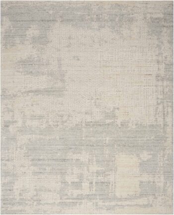 Nourison rug Harmony HAY04 IVGRY IVORY GREY 8x10 099446936295