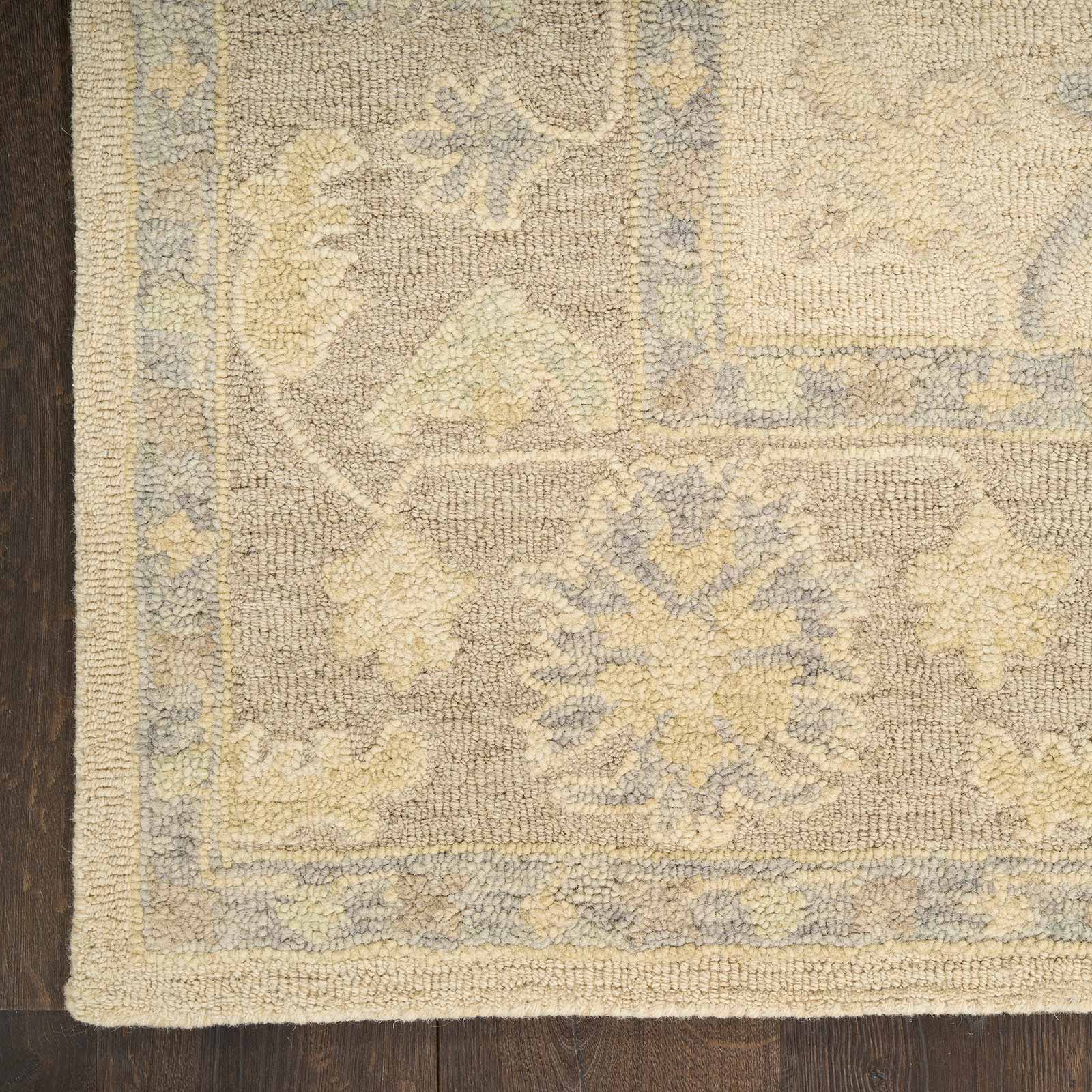 Nourison rug Maison MSO04 IVTAU IVORY TAUPE 8x10 0841491129296 corner