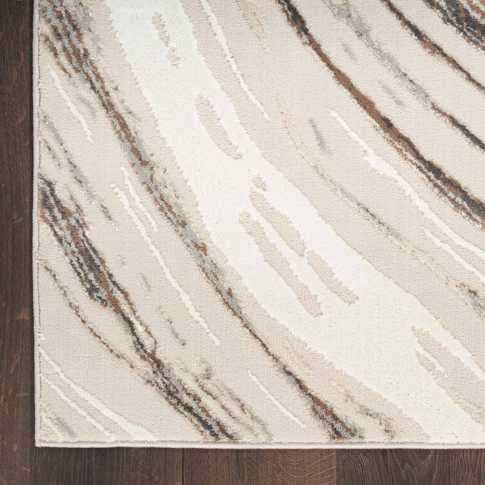 Nourison rug Sustainable Trends SUT05 BGEGY BEIGE GREY 5x7 099446954350 corner