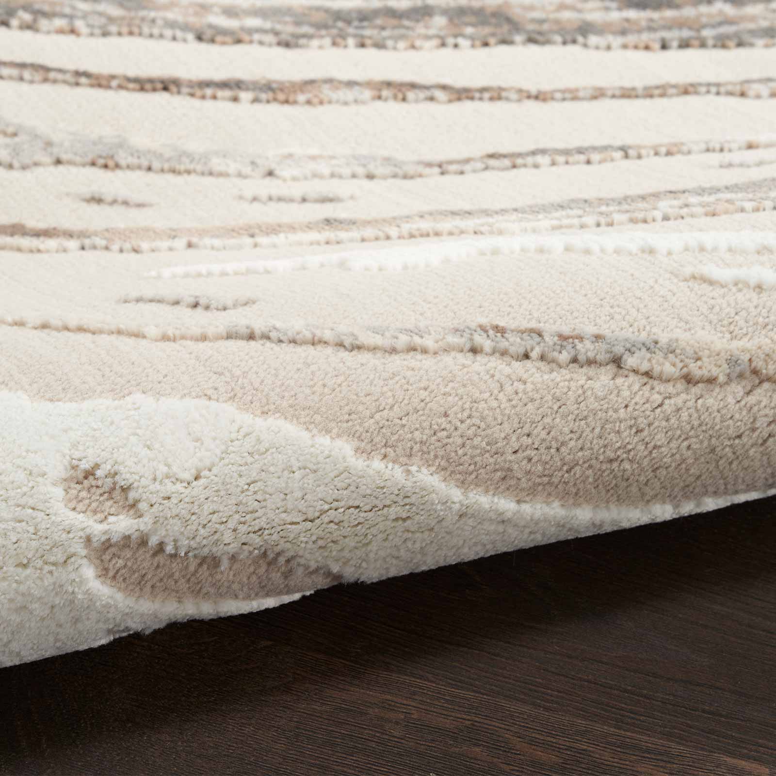 Nourison rug Sustainable Trends SUT05 BGEGY BEIGE GREY 5x7 099446954350 texture 1