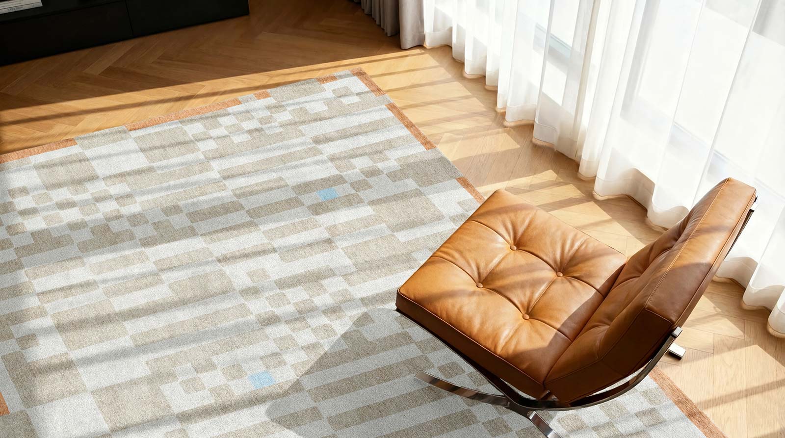 Louis De Poortere rug Craft 2075 Chess Greyhound interior 2