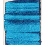 Louis De Poortere Rug, Craft Diva Blue 2080, Brush design