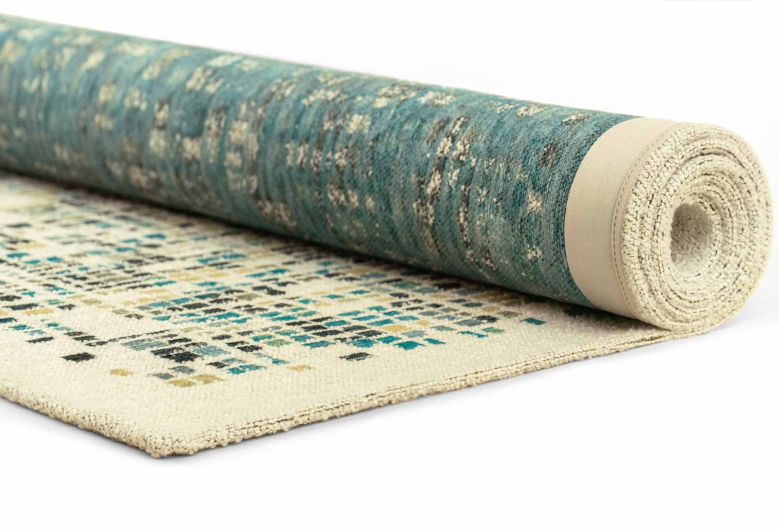 Louis De Poortere rug Gallery 2096 Cubik Midnight roll