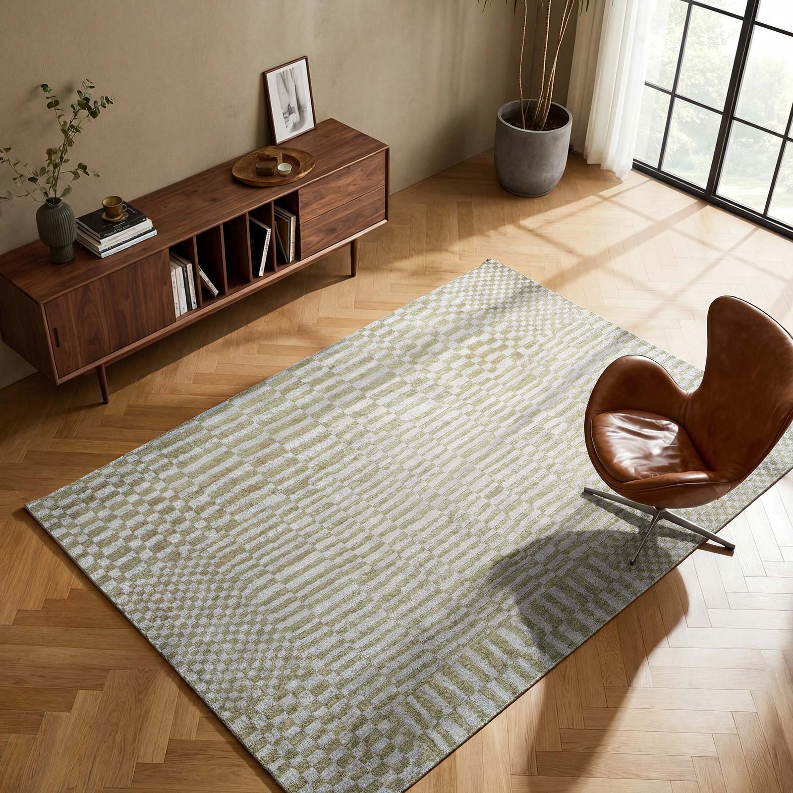 Louis De Poortere rug Structures 2099 Berber Caravan interior